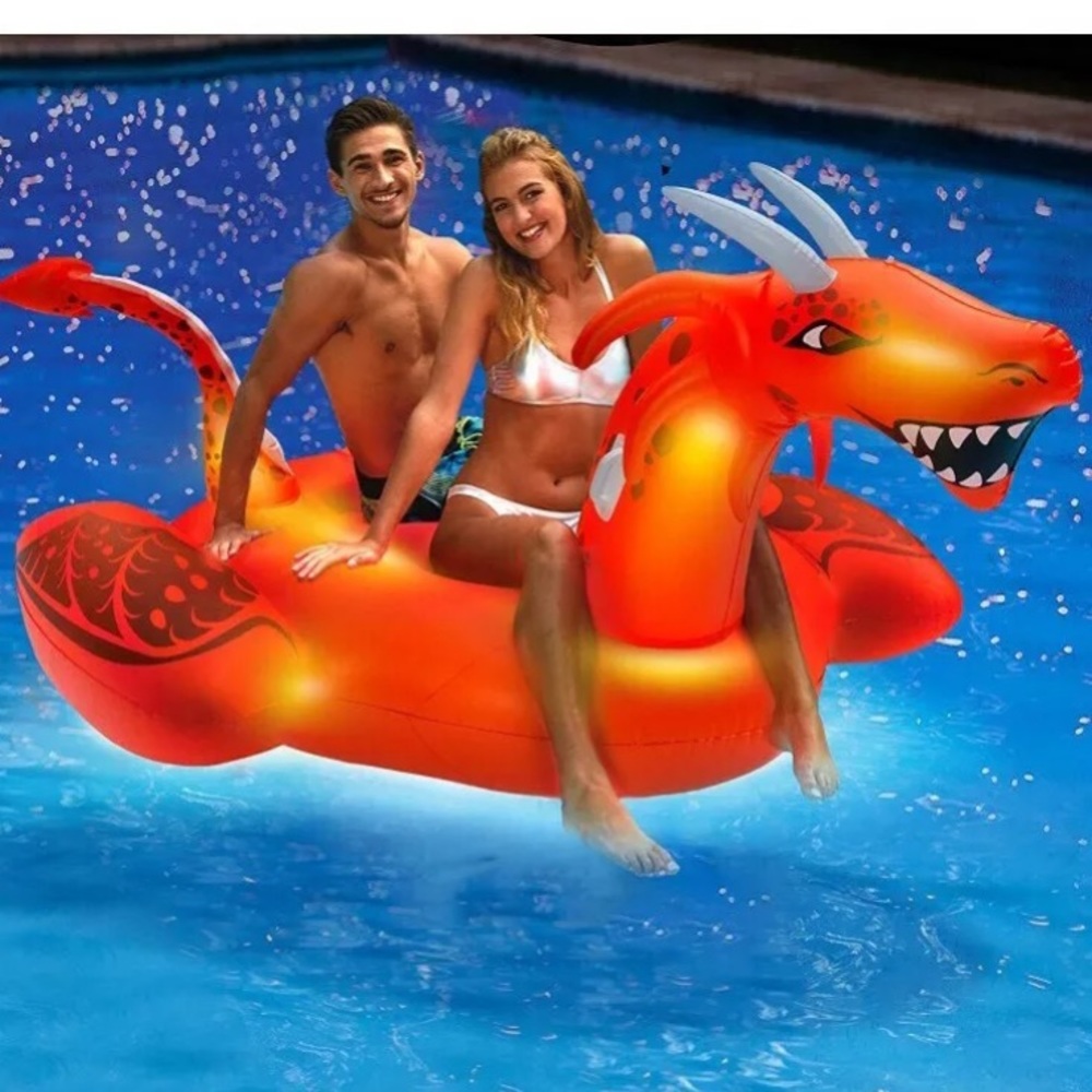 New Huge LED Remote Control Light Up Pool Float